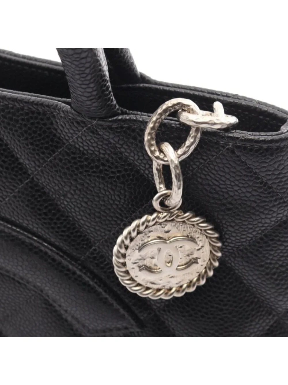 Chanel Tote Bag Reissue Black Caviar Leather